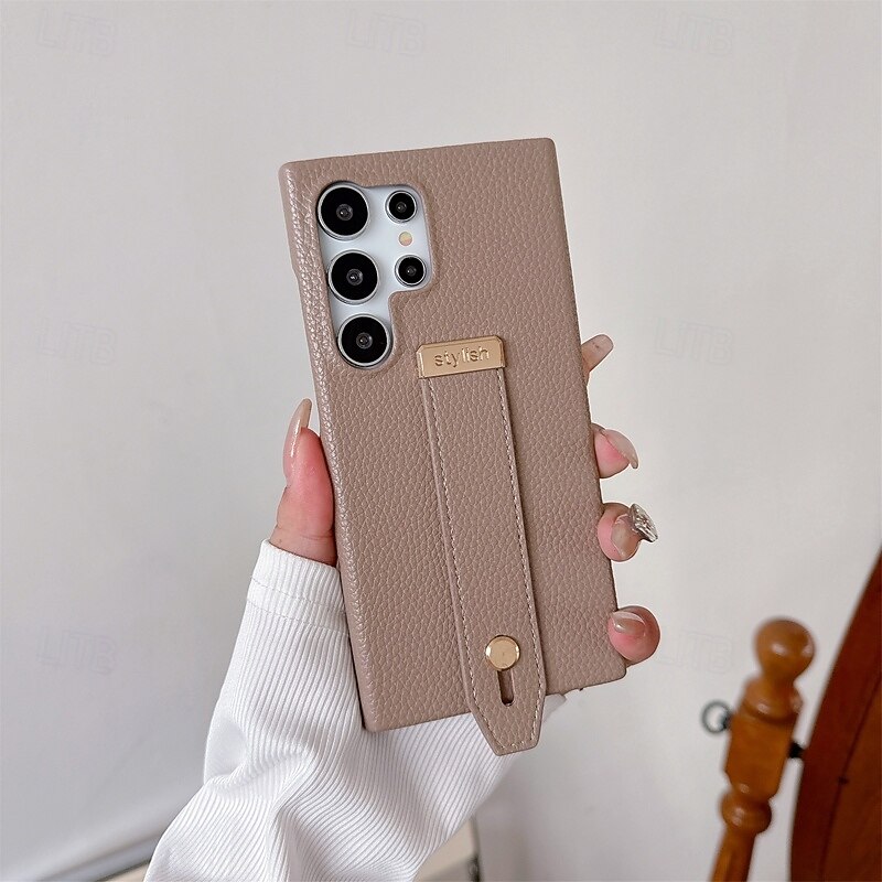 teléfono Funda Para S25 S24 S23 S22 Plus Ultra S23 FE A35 5G A25 A15 A14 A34 Tarjetas billetera con correa de muñeca Antigolpes Retro TPU Cuero de PU 2025 - $16.99 –P19