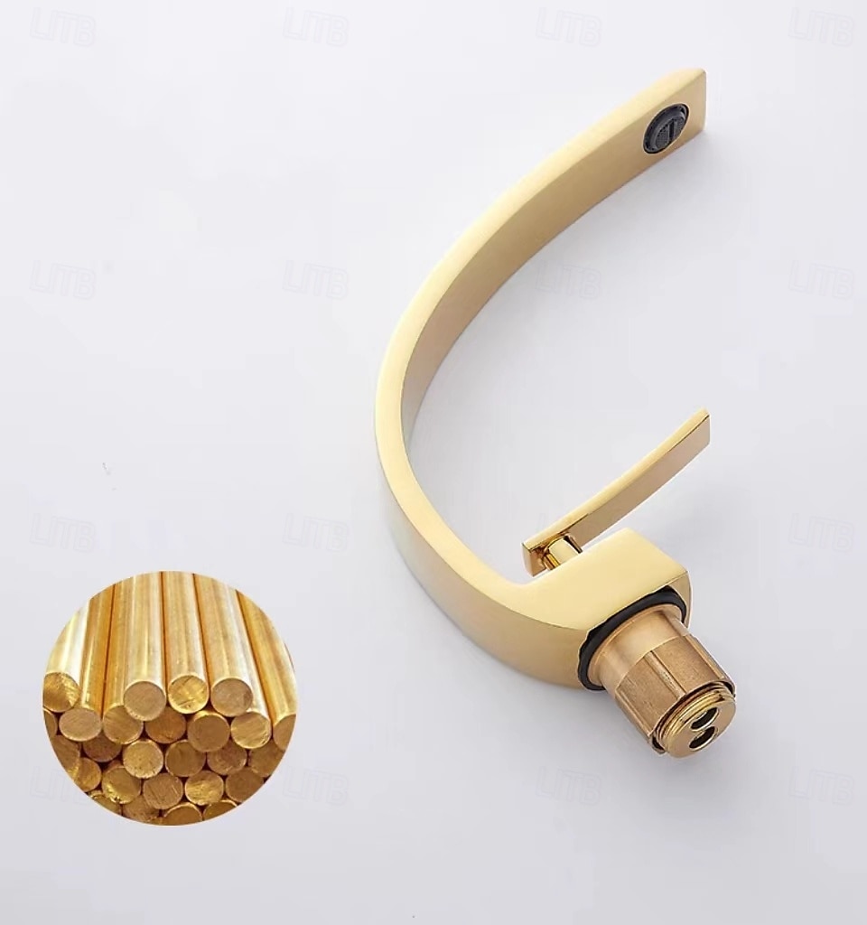 Rubinetto miscelatore lavabo bagno in ottone, rubinetti lavabo monoforo monocomando argentato rubinetto bagno finitura cromata con acqua calda e fredda del 2025 a $113.99 –P7