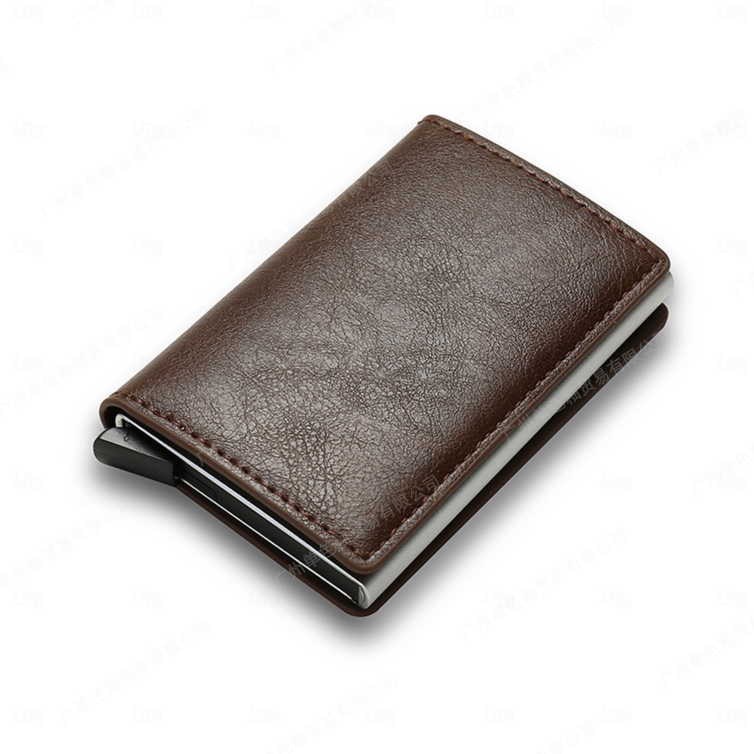 anti rfid blocking protected id kreditní banka držák na kartu peněženka luxusní značka pánská magická kůže slim mini malé peníze peněženky pouzdro 2025 - $15.99 –P6