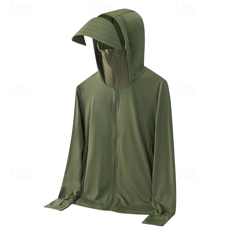 Herren Wanderjacke Draussen Sonnenschutz UPF50+