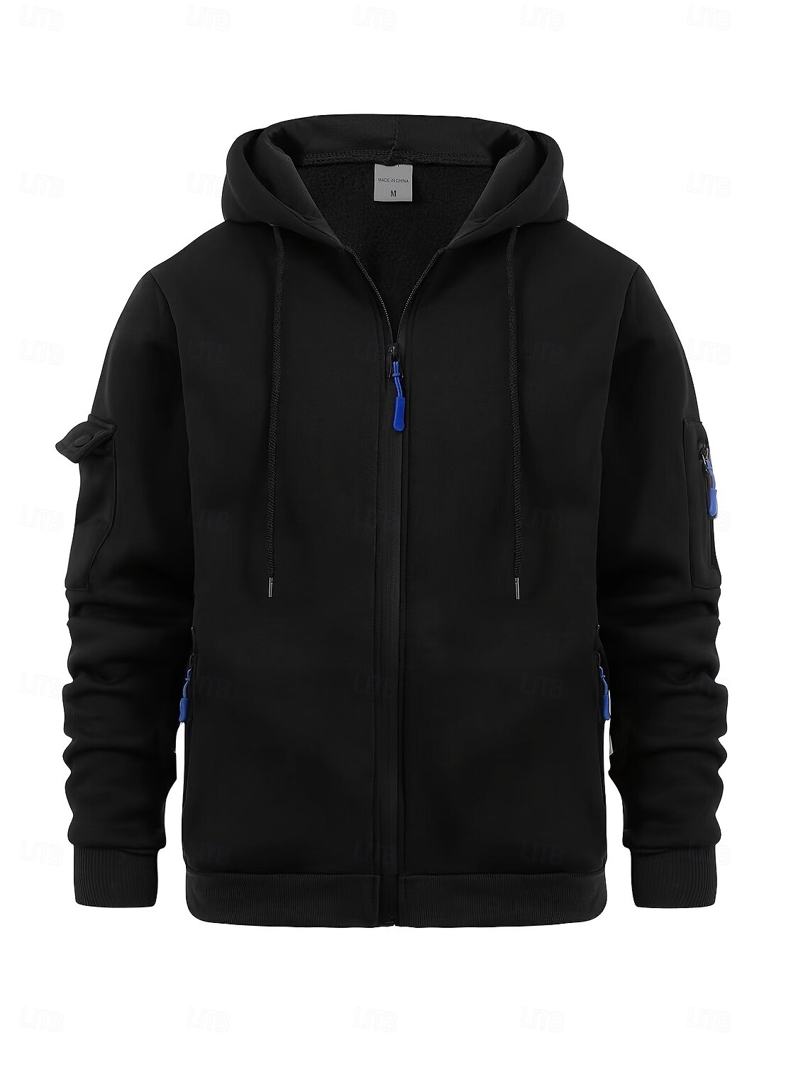Per uomo Felpa con cappuccio Felpa con cappuccio a zip intera Felpa con cappuccio tattica Nero Blu marino Blu Cachi Grigio scuro Con cappuccio Liscio Sportivo Giornaliero Per eventi Streetwear del 2025 a $25.99 –P8