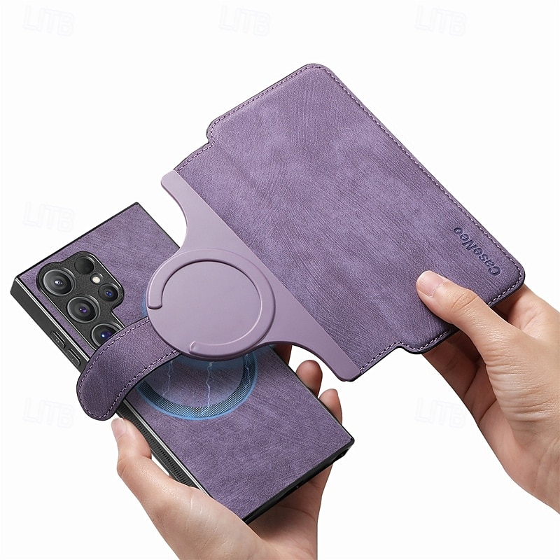 2025年 電話 ケース 用途 S24 S23 S22 S21 Ultra Plus S21 FE A55 A35 A25 A15 5G A54 A34 A14 A73 A53 A33 A23 A13 A72 A52 A32 A22 A12 A71 A51 A31 S20プラス S20ウルトラ S20 バックカバー スタンド付き 磁石バックル ワイヤレス充電をサポート レトロ風 TPU PC PUレザー コレクション – $19.99 –P6