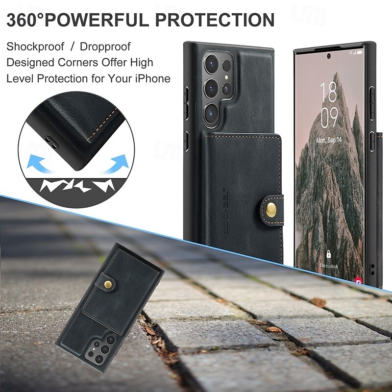 2025年 電話 ケース 用途 サムスンのギャラクシー S24 Ultra Plus S23 S22 S21 S20 Ultra Plus FE A55 A35 A25 A15 5G A54 A34 A14 A73 A53 A33 A23 A13 A72 A52 A32 A22 A12 S25ウルトラ バックカバー スタンド付き 磁石バックル ワイヤレス充電をサポート レトロ風 TPU PC PUレザー  コレクション – $17.99 –P3