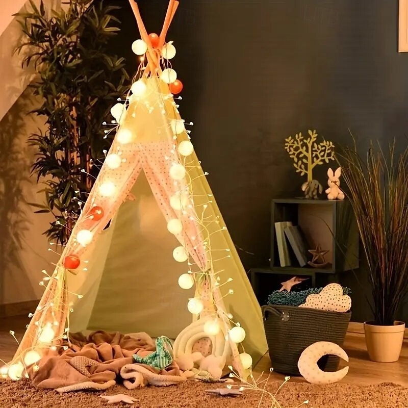 Cadena de luces LED con forma de petardo, 31 V CC, 9 m/6 m, 300/200 LED, IP65, resistente al agua, para exteriores, decoración de fiestas navideñas, iluminación colorida, 1 unidad 2025 - $28.99 –P6