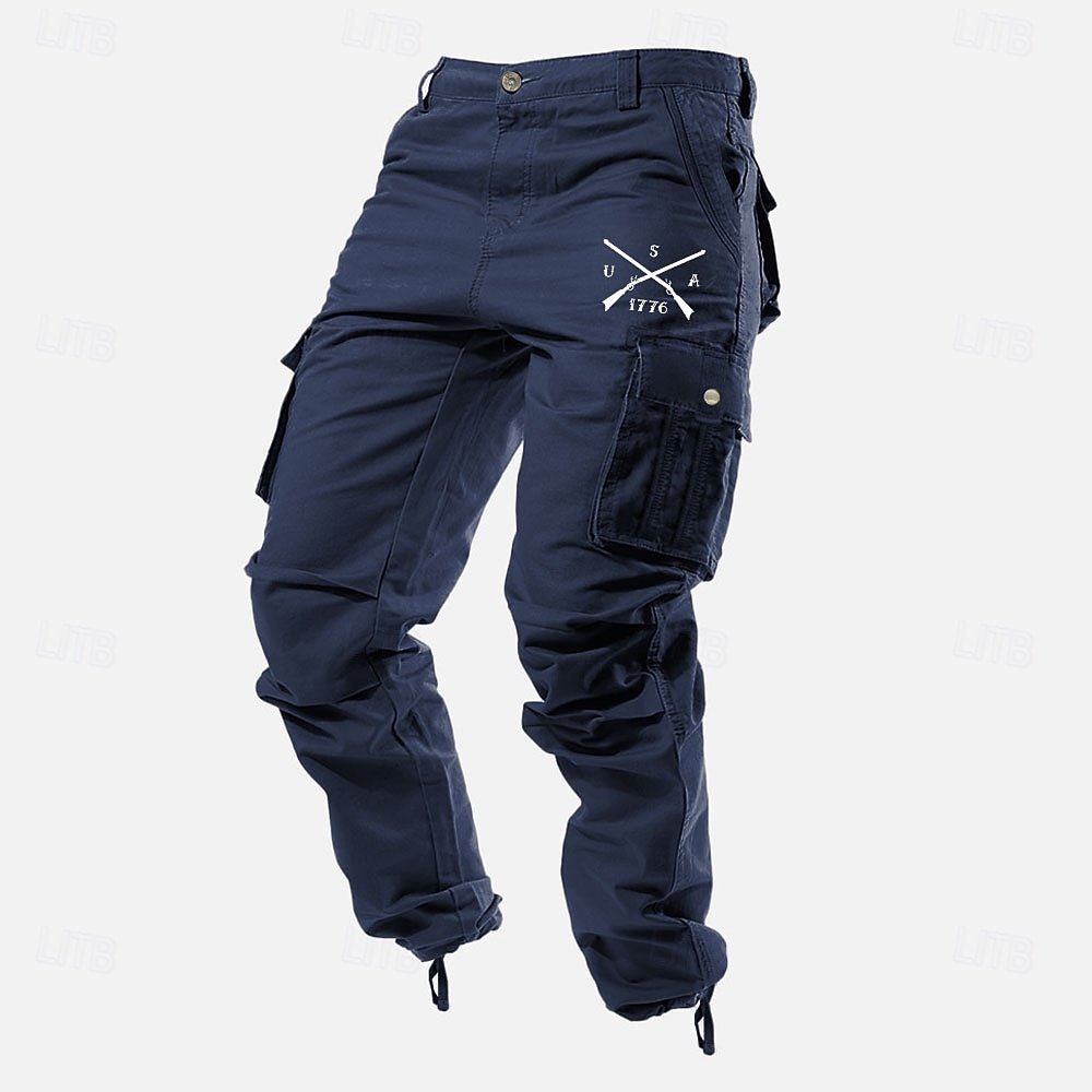 Pánské Kargo kalhoty Nákladní kalhoty Pracovní kalhoty Multi kapsa Grafika Arrow 1776 Venkovní Plná délka Venkovní Outdoorové sporty Ležérní Klasické vesternový styl Žlutá Armádní zelená Lehce 2025 - $37.99 –P5