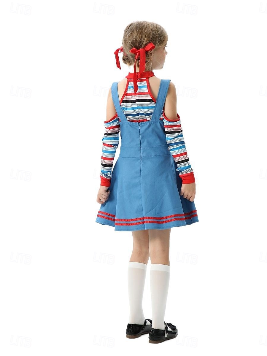Chucky Scary Doll Dress Costume Group & Family Halloween Costumes Kid's Adults' Women's Girls' Movie / TV Theme Costumes Horror Party Carnival Easy Carnival Costume 2025 - $48.99 –P12
