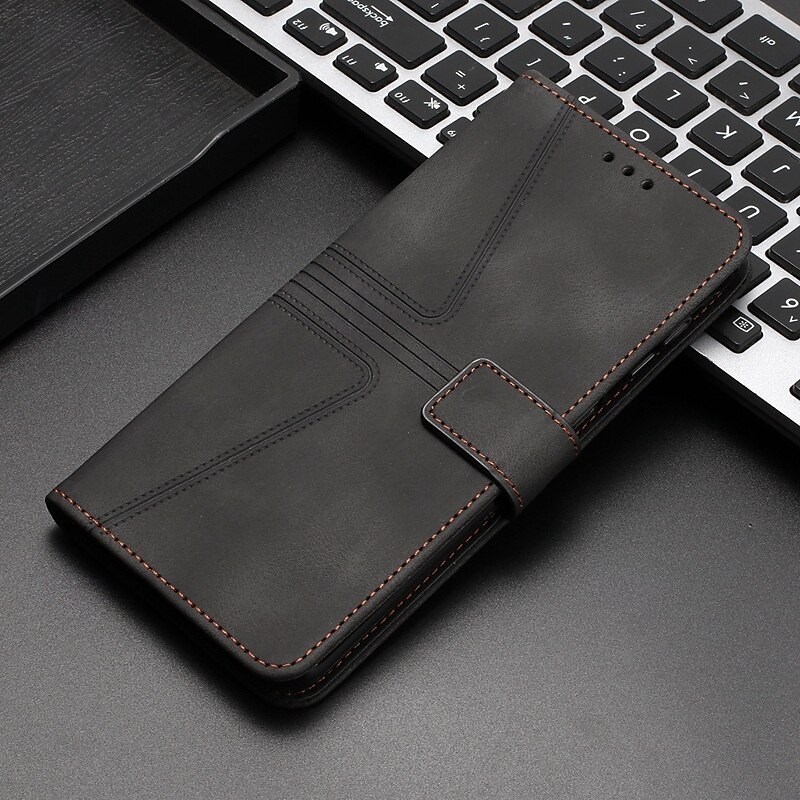 teléfono Funda Para iPhone 16 Pro Max Plus iPhone 15 Pro Max Plus iPhone 14 13 12 11 Pro Max Plus Tarjetas billetera con Soporte Magnética con correa de muñeca Retro Cuero de PU 2025 - $16.99 –P4