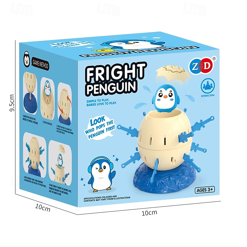 Mini Penguin Pirate Bucket Toy - Interactive Parent-Child Game for Kids, Fun Board Game, Competitive Play, Halloween and Christmas Gift Idea 2025 - $12.99 –P7