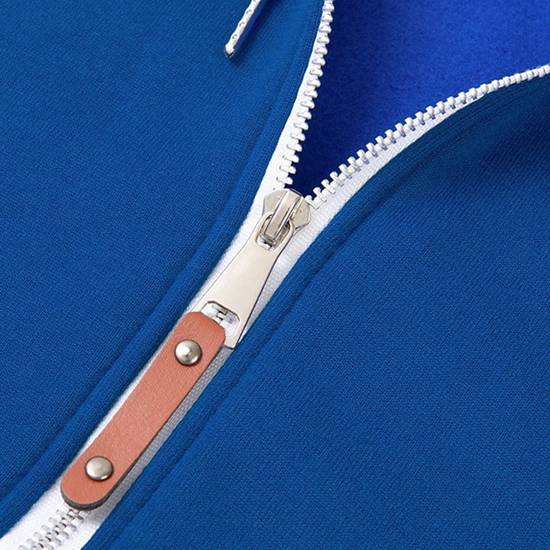 Homme Sweat à capuche Veste Capuche Patchwork Full Zip manche longue Sweat à capuche Casual Athleisure Automne Respirable Séchage rapide Doux Exercice Physique Fonctionnement Marche Tenue de sport de 2025 ? $17.99 –P3