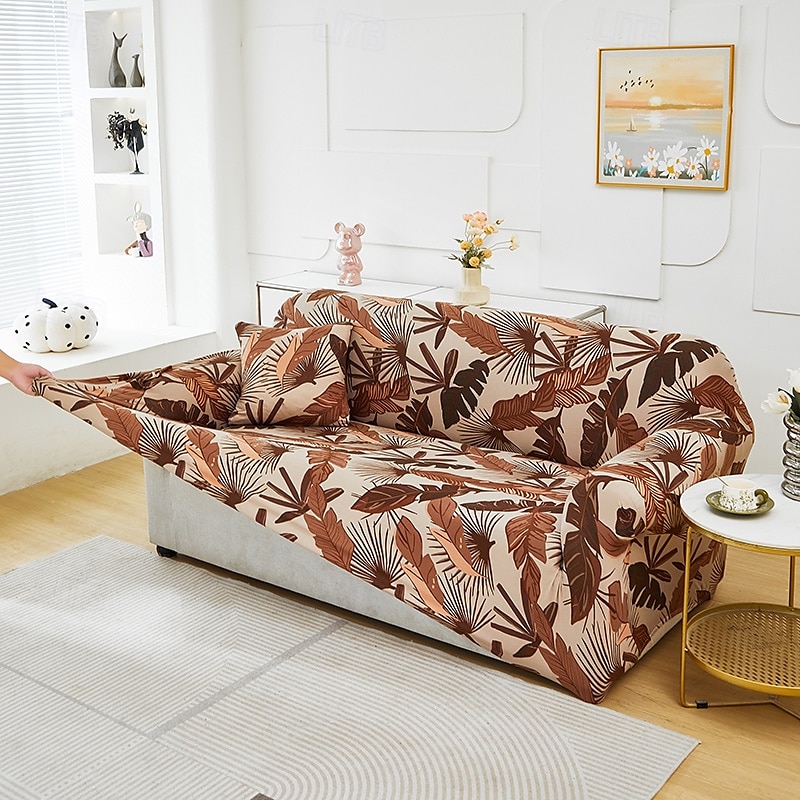 Printed Sofa Cover Elastic Sofa Slipcover for L-Shaped Couches Stylish and Durable Furniture Protector Ideal for Refreshing Your Living Room Decor with a Unique Design 2025 - $36.99 –P18