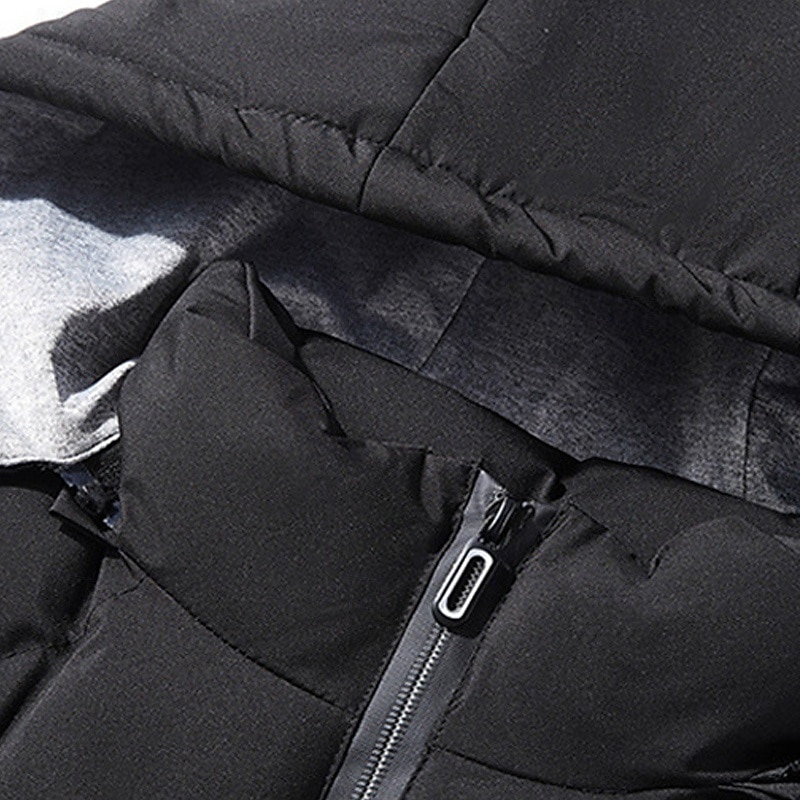 Herren Daunenweste Puffer Weste Weste Urlaub Täglich Verabredung Modisch Brautkleider schlicht Herbst Winter Tasche Polyester warm halten Komfortabel Glatt Reisverschluss Mit Kapuze Regular Fit 2025 - $47.99 –P1