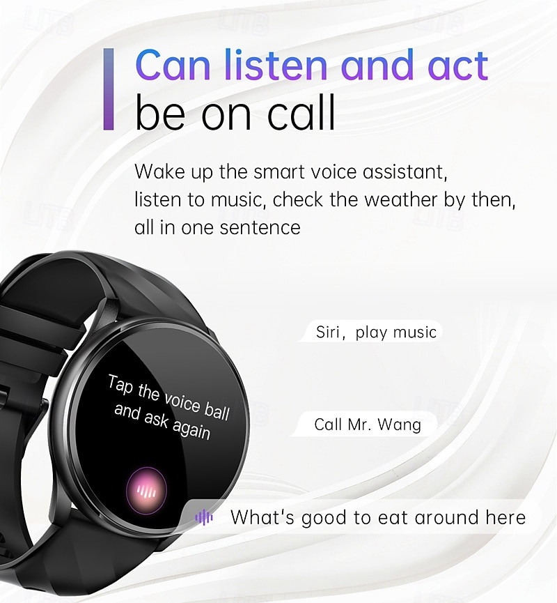 KT77 Smart Watch 1.46 inch Smartwatch Fitness Running Watch Bluetooth Pedometer Call Reminder Fitness Tracker Compatible with Android iOS Women Men Long Standby Hands-Free Calls Waterproof IP68 22mm 2025 - $49.99 –P13