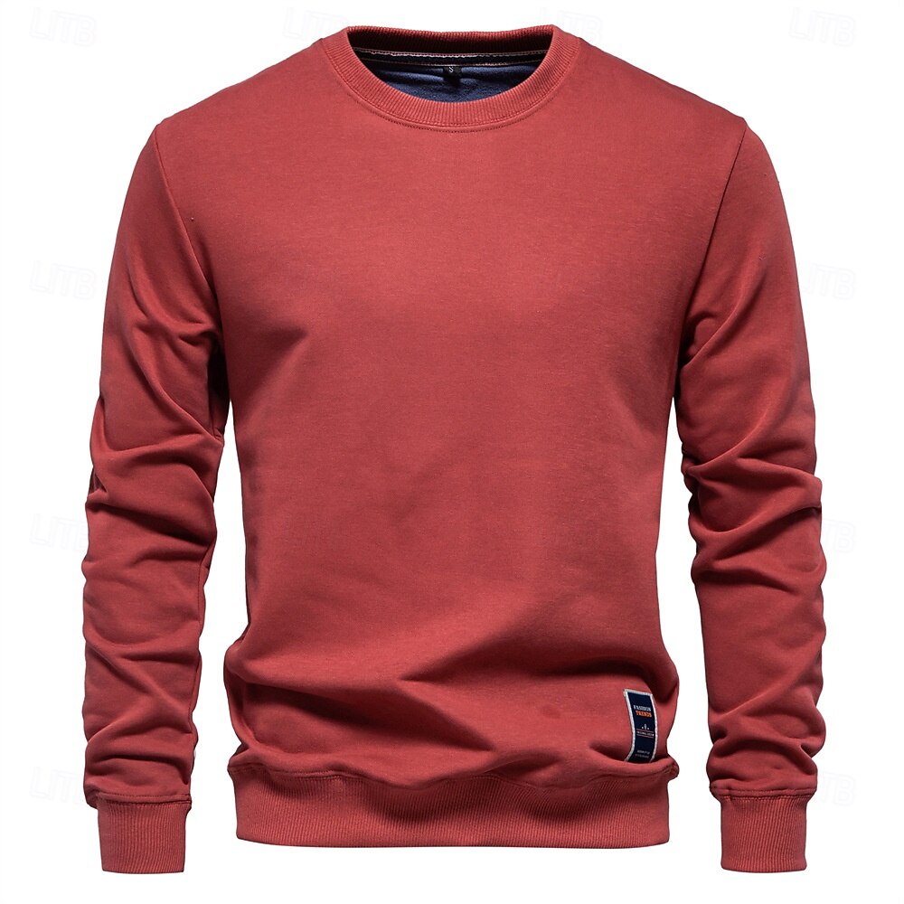 Homens Moletom Cinza Claro Gola Redonda Tecido Diário Desportos e Ar livre Feriado Roupa de rua Legal Casual Primavera & Outono Roupa Moletons Moletons Manga Longa de 2026 por $28.99 –P11