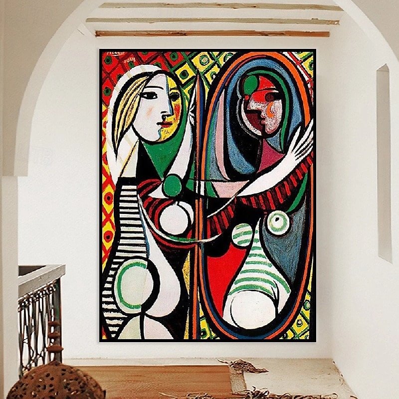 pablo picasso olajfestmény kézzel készített pablo picasso női absztrakt vászon művészet olajfestmény nappali hálószobába lakberendezés fali művészet pablo picasso stílusú festmény 2025 - $131.99 –P2