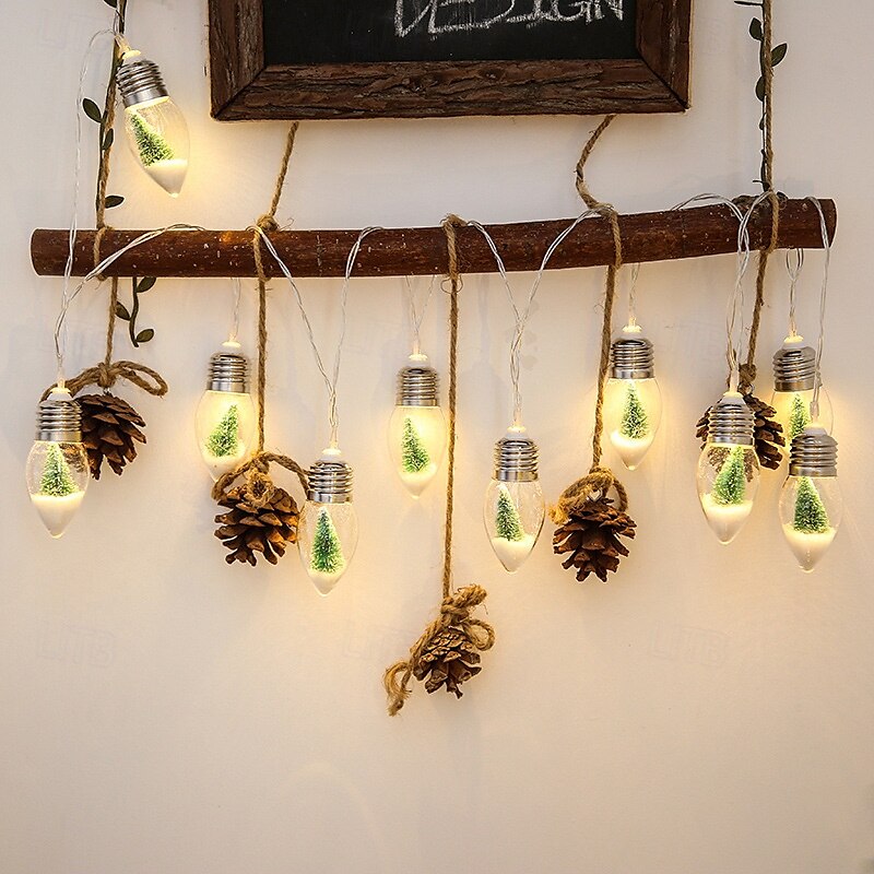 Guirlande lumineuse de Noël avec ampoules, flocons de neige, roses, 1,5 m, 10 LED, alimentée par batterie, décoration intérieure et extérieure pour la maison, fête du Nouvel An, décoration d'arbre de de 2025 ? $15.99 –P13