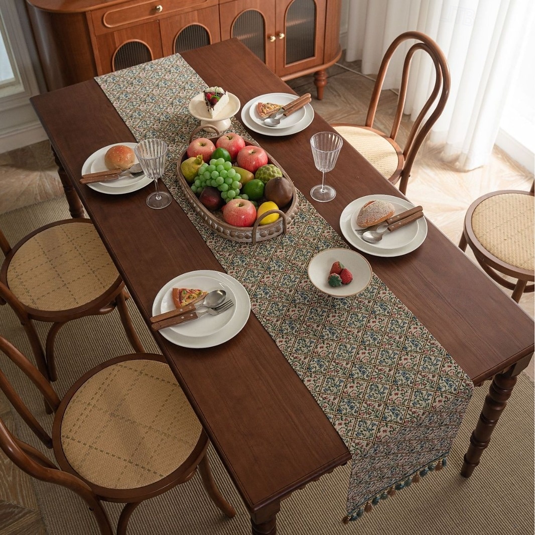 Tablecloth Decorative and Durable Table Cover Ideal for Dining and Kitchen Tables Perfect for Everyday Use or Special Occasions 2025 - $15.49 –P4