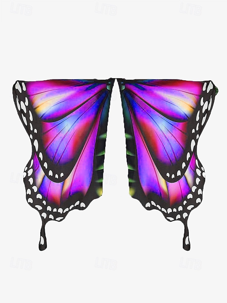 Vibrant Butterfly Wings Costume for Women - Colorful Party Accessory for Halloween, Cosplay, and Festivals 2025 - $18.99 –P4