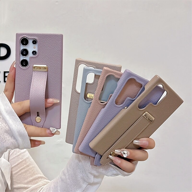 teléfono Funda Para S25 S24 S23 S22 Plus Ultra S23 FE A35 5G A25 A15 A14 A34 Tarjetas billetera con correa de muñeca Antigolpes Retro TPU Cuero de PU 2025 - $16.99 –P11