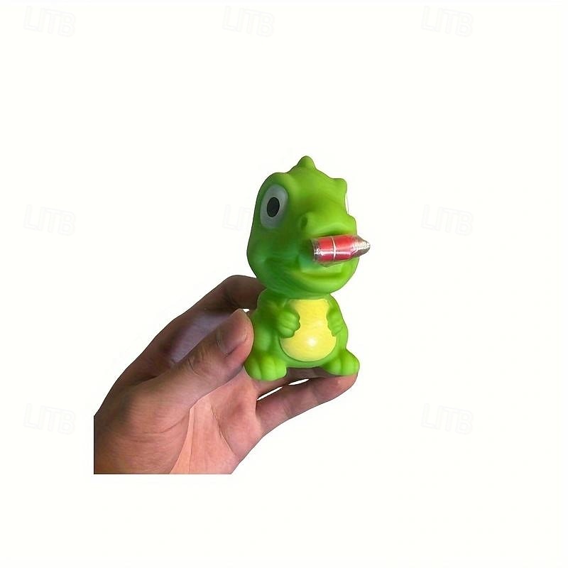 frosk som stikker ut tungen, dinosaurformet klypeleke, stor øyefrosk, nyter stressreduksjon og rebound leketøy halloween julegave 2026 - $8.99 –P6