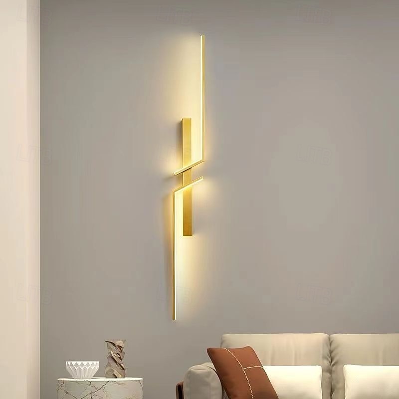 lightinthebox led sisäseinävalaisin vuoraus 60-120cm/23.4-46.8in kaari sisätiloissa moderni yksinkertainen led-seinävalaisin silikoniseinävalaisin sopii makuuhuoneeseen olohuoneeseen kylpyhuone 2026 - $87.99 –P8
