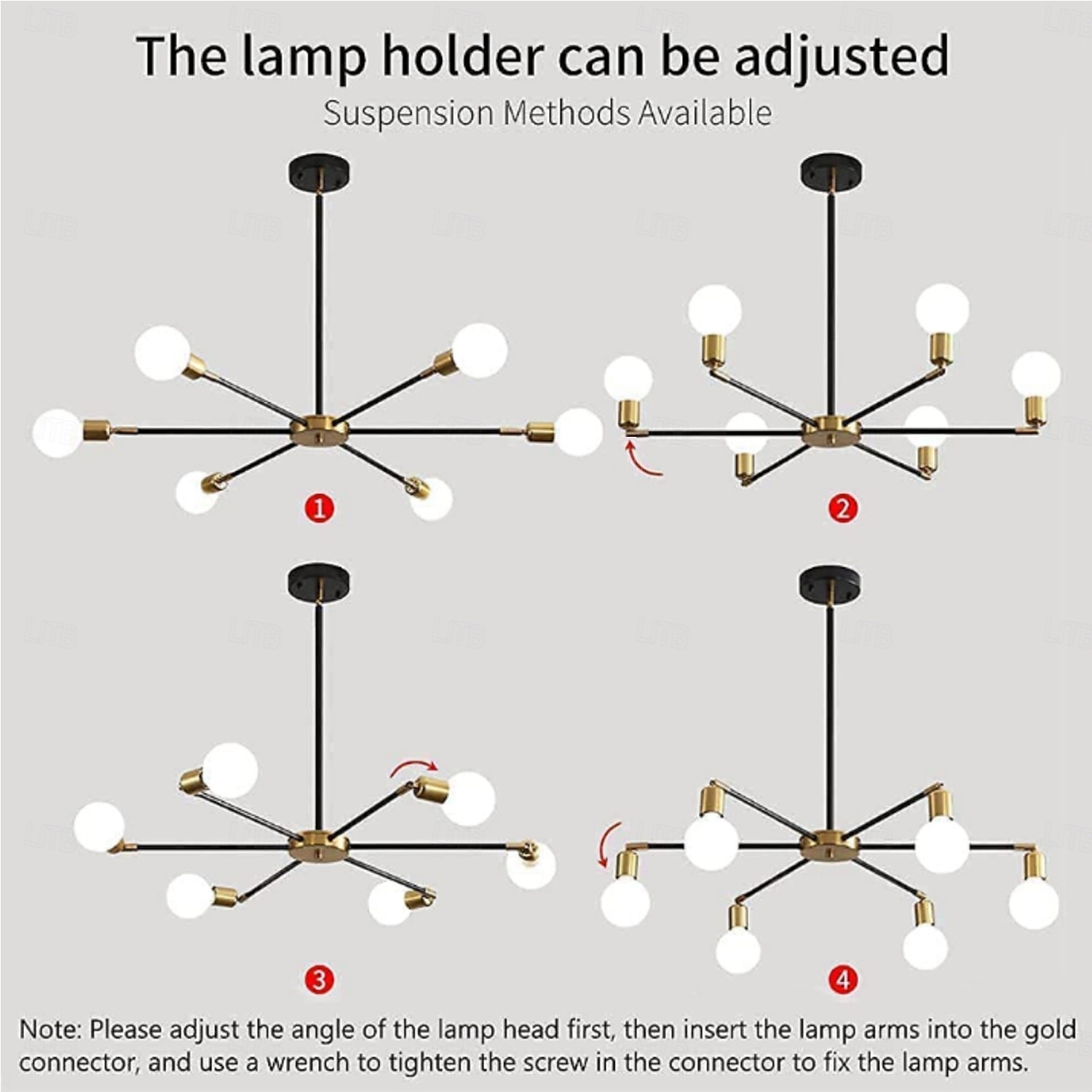 Industrial Pendant Light Restaurant Pendant Light Universal Joint Head Adjustable Rotating Bulb Socket Industrial Retro Ceiling Light Fixture Height Adjustable 85-265V 2025 - $53.13 –P1