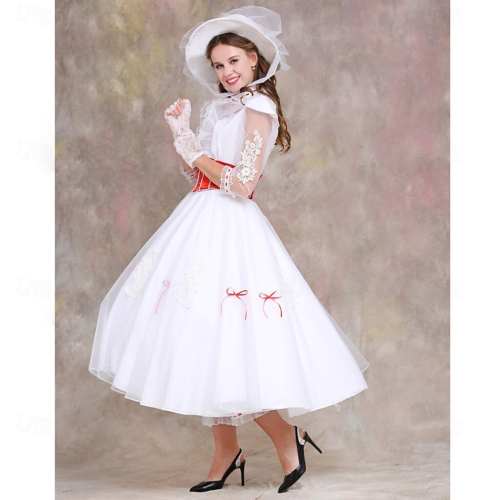Mary Poppins Rochii Costum Cosplay Costume Film Cosplay for Pentru femei Adulți Mascaradă Petrecere 2025 - $120.99 -P5
