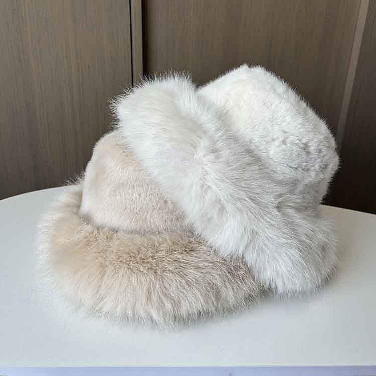 Hats Polyester Bucket Hat Fedora Hat Floppy Hat Christmas Casual Holiday Tea Party Ladies Day Elegant Vintage Simple With Pure Color Splicing Headpiece Headwear 2025 - $18.99 –P4