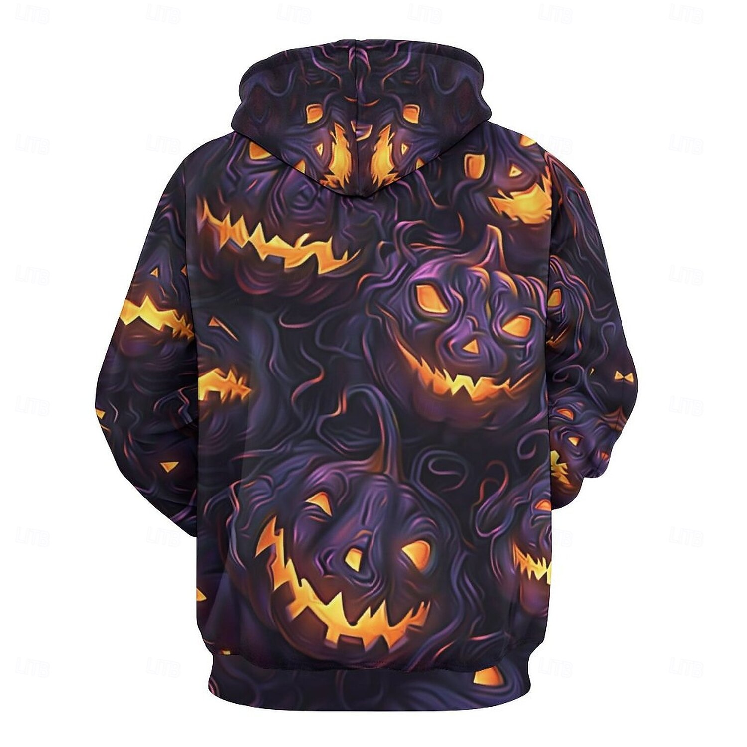 Dýně Kapuce Pullover předvečer Všech svatých 3D Přední kapsa Grafika Pro Pro páry Pánské Dámské Dospělé předvečer Všech svatých Karneval Plesová maškaráda 3D tisk Párty Běžné / Denní 2025 - $29.99 –P3