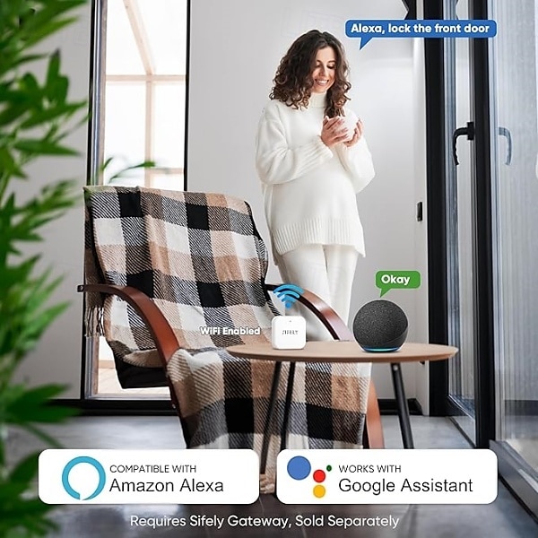 Fingerprint Password Lock Remote APP Bluetooth Automatic Lock WIFI Smart Door Lock 2025 - $159.99 –P2