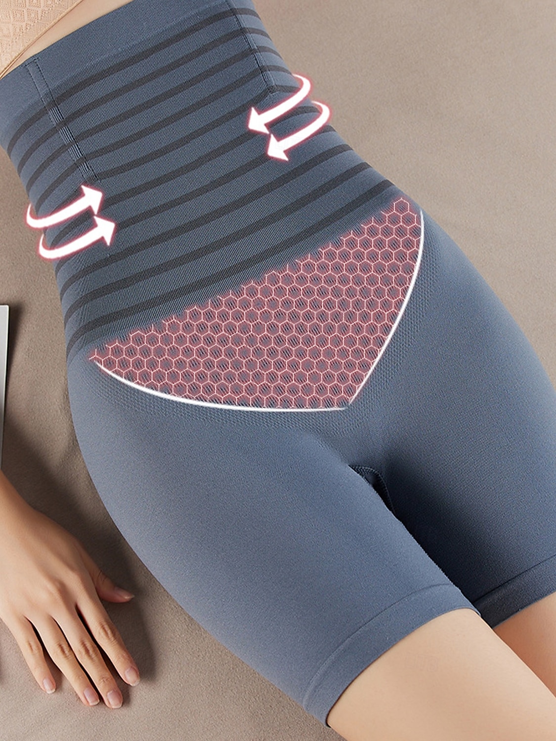 Women's  High Waist Flat Panties Seamless Body Shaping Boxers  Safety Shorts Slimming Underwear Home Outfits 2026 - $12.99 –P10