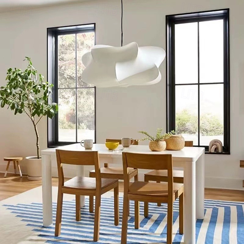 wabi sabi plafondlamp zijden hanglamp plafondlamp voor woonkamer hanglampen huisdecoratie glans kamer 85-265v 2025 - $229.99 –P6