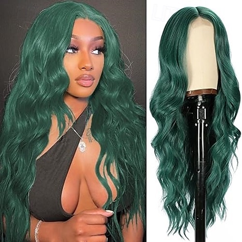 perruque longue ondulée pour femme perruque bouclée à mettre et à emporter perruques pour cosplay utilisation quotidienne de 2025 ? $25.99 –P4