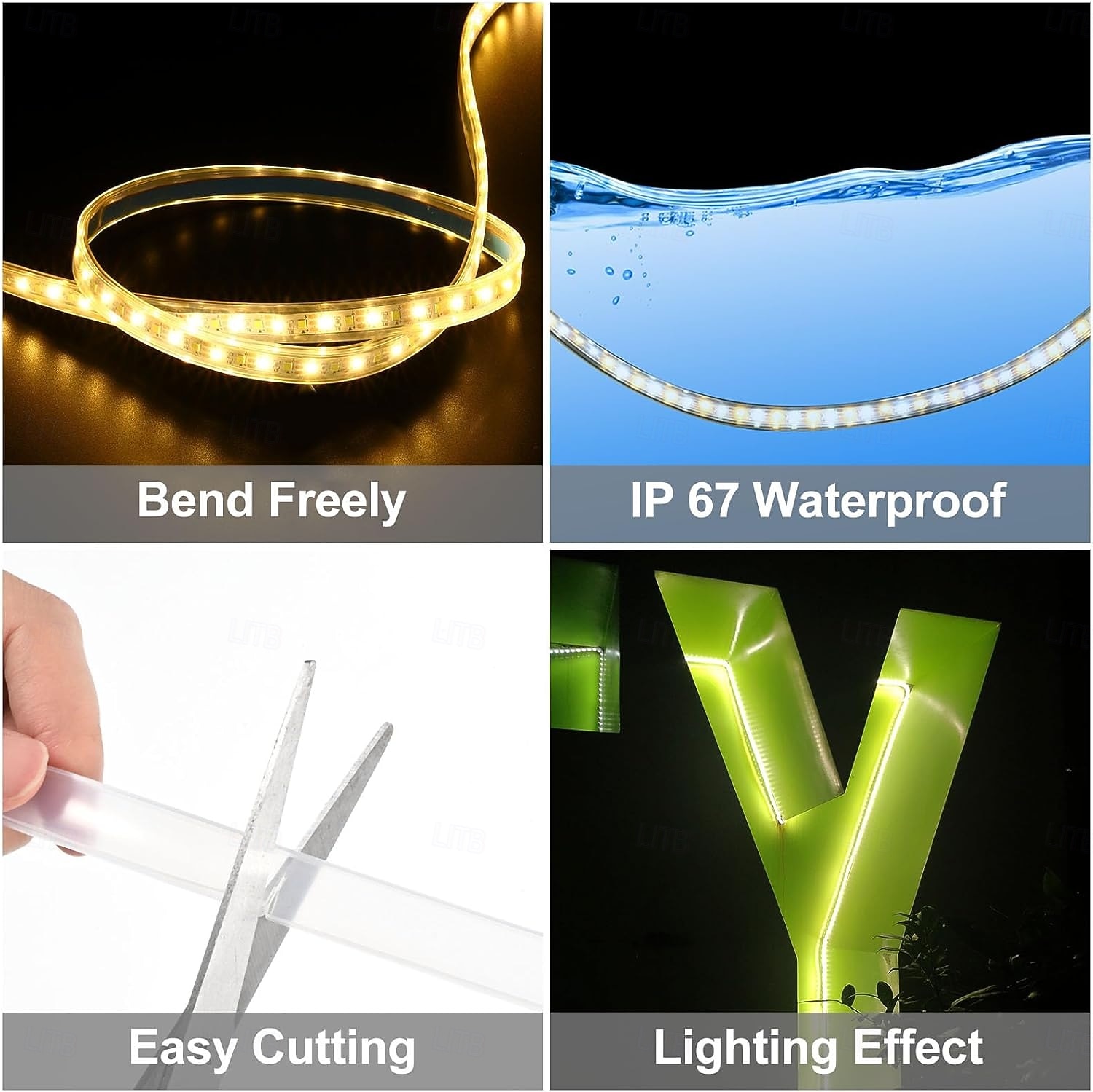Silicone Tube Sleeve Stip Light 16.5ft/5M or 33ft/10M, 8/10/12mm Flexible LED Channel, IP67 Waterproof Protective Cover for 3528/5050/5630/3014 LED Lights 2026 - $9.49 –P8