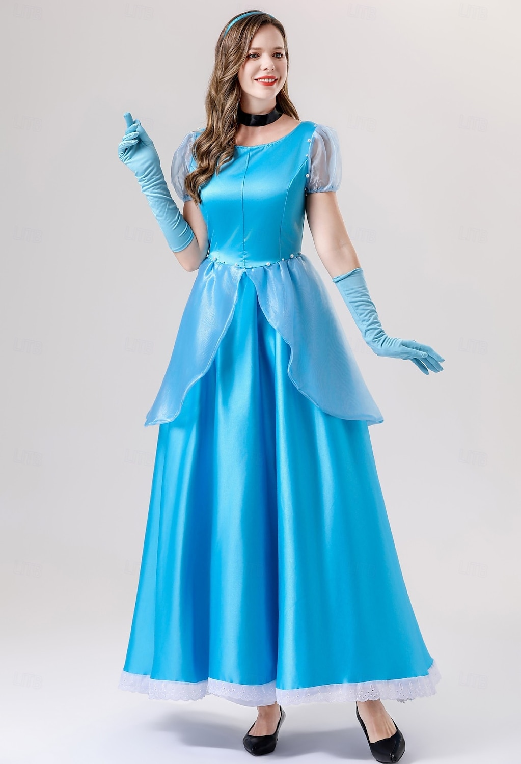 Popelka Princeznovské Šaty Cosplay kostým cosplay Filmové kostýmy for Dámské Dospělé Karneval Plesová maškaráda Večírek loučení se svobodou nevěsty 2025 - $60.99 –P5