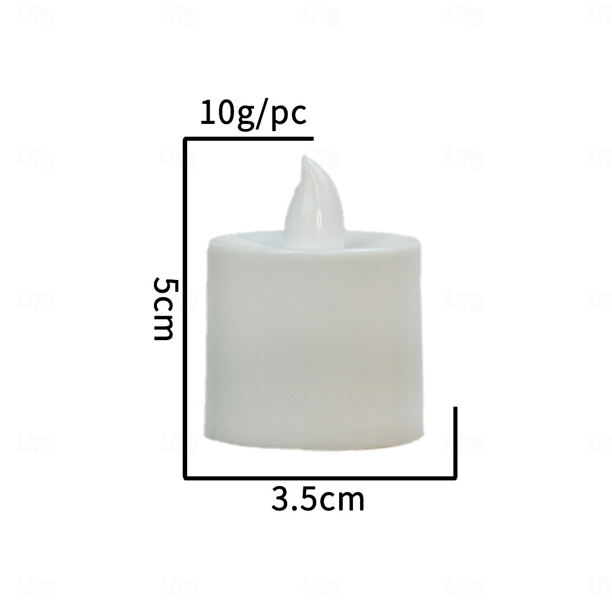 LED elektroniskt ljus candle light hjärtformad förslag party romantisk dekoration rekvisita jul halloween semesterparty hem dekoration 12/24 st 2026 - $14.49 –P1