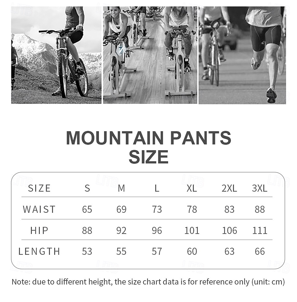 Men's Cycling Pants Cycling Shorts Bike Padded Shorts / Chamois Race Fit Sports Breathable Quick Dry Moisture Permeability Black Elastane Clothing Apparel Bike Wear 2025 - $33.99 –P7