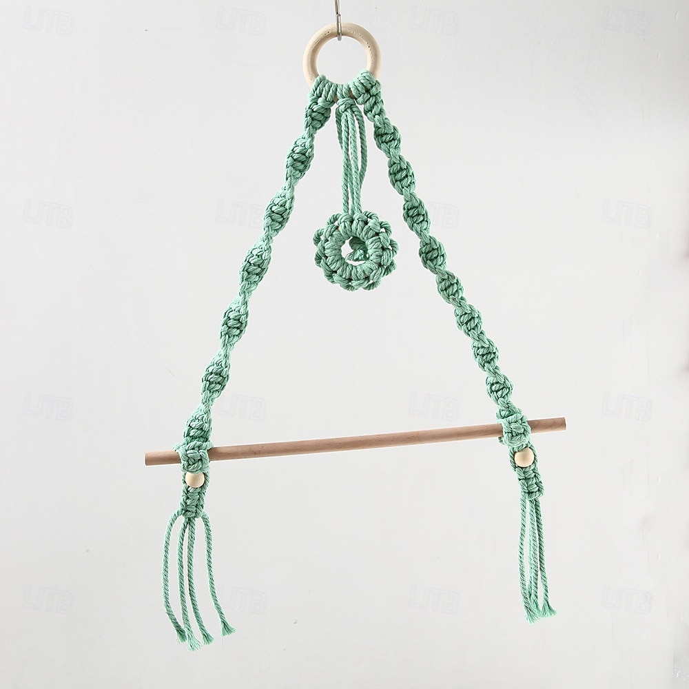 Towel Holder Eco-friendly Multifunctional Wood Cotton Rope Towel Storage Rack for Home 2025 - $116.99 –P9
