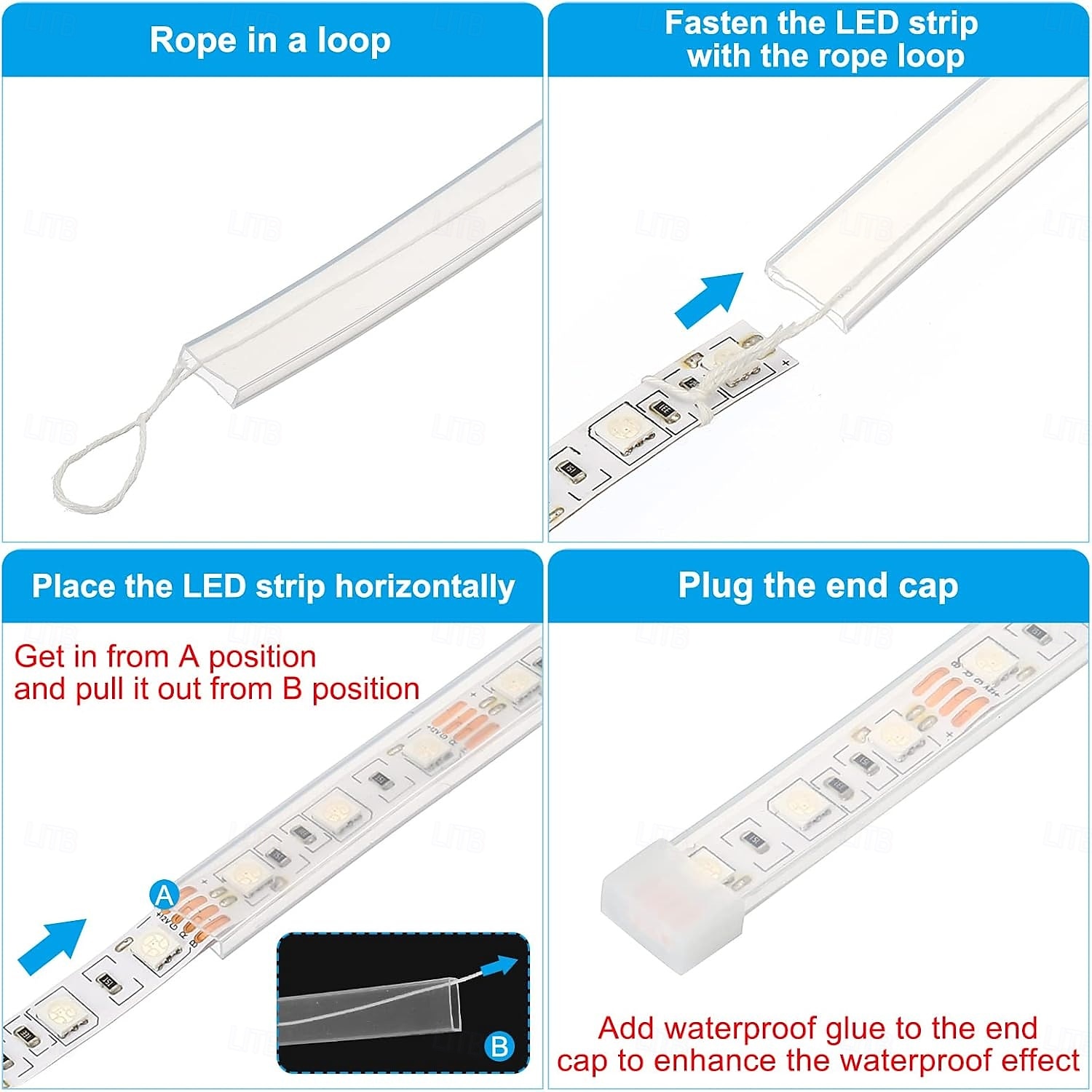 Silicone Tube Sleeve Stip Light 16.5ft/5M or 33ft/10M, 8/10/12mm Flexible LED Channel, IP67 Waterproof Protective Cover for 3528/5050/5630/3014 LED Lights 2026 - $9.49 –P5