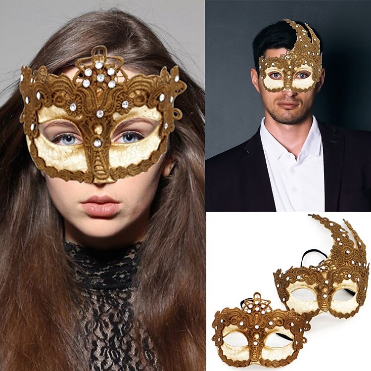 Az Opera fantomja Párok 2 db Farsangi maszk Maszk Velencei maszk Felnőttek Uniszex Party estélyi viselet Álarcos mulatság Diákbál Mindszentek napja Farsang Mardi Gras Könnyű farsangi jelmez 2025 - $29.99 –P1
