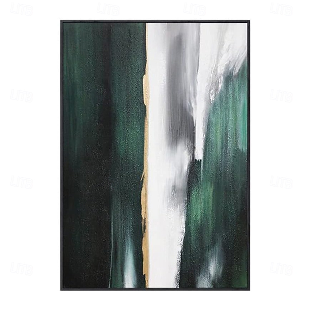 Handmade Oil Painting Canvas Wall Art Decoratio Modern Green Abstract for Home Decor Rolled Frameless Unstretched Painting 2025 - $55.99 –P1