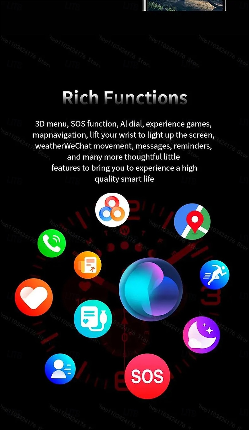 W7 AMOLED Smart Watch Ultra 7 Ai Dail 3D Menu SOS Compass Men Women Bluetooth Call Wireless Charging Sport Smartwatch 2025 - $54.99 –P13