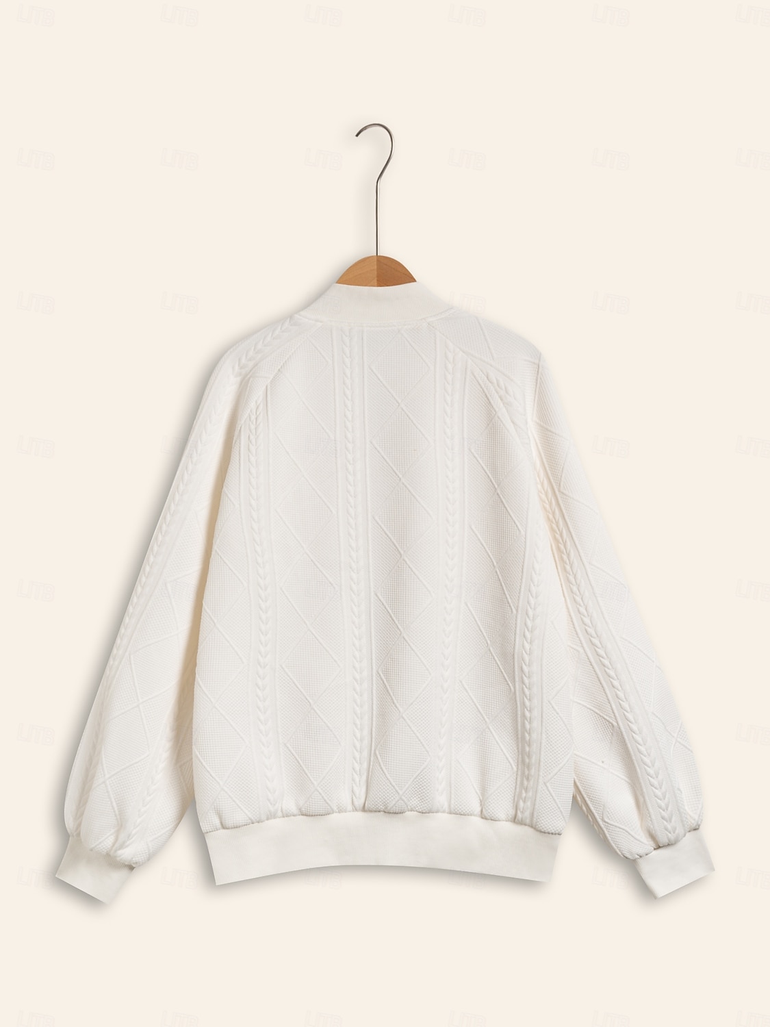 casual σακάκι bomber με μανίκια ρεγκλάν με λαιμόκοψη 2025 - $62.99 –P9