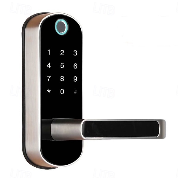 F150 Edelstahl Fingerabdrucksperre Smart Home-Sicherheit System Fingerabdruck entriegeln / Passwort freischalten / Schlüssel freischalten Haushalt / Zuhause / Zuhause / Büro Sicherheitstür 2025 - $159.99 –P3