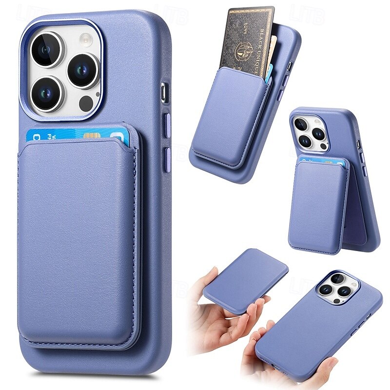 τηλέφωνο tok Για iPhone 16 Pro Max Plus iPhone 15 Pro Max Plus iPhone 14 Pro Max iPhone 14 Pro Max Plus iPhone 13 Pro Max Πίσω Κάλυμμα με βάση στήριξης Μαγνητική Υποδοχή κάρτας Ρετρό TPU PC PU δέρμα 2025 - $26.99 –P4
