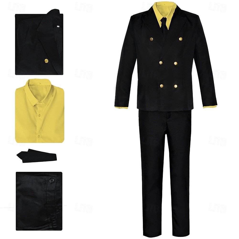 Aventurero del océano Sanji Pirata del Sombrero de Paja Animé Traje de cosplay Baile de Máscaras Trajes De Cosplay Mascarada Chaqueta Blusa Pantalones Para Hombre Adulto 2026 - $79.99 –P1