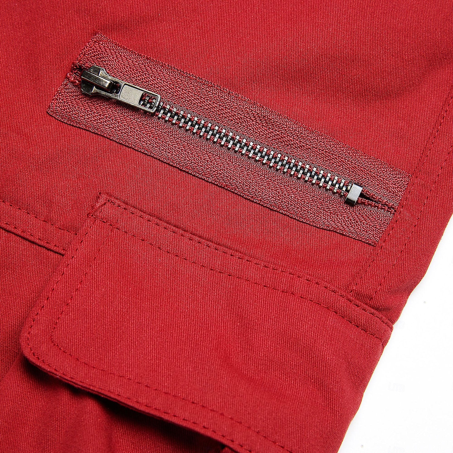 Damen Cargo-Hosen Weites Bein Hosen Hose Aktiv Streetwear Lässig Volle Länge Mittlere Taille Einfach Reißverschluss Tasche Mehrere Taschen Atmungsaktivität Bequem Mikroelastisch Outdoor Straße 2026 - $44.99 –P6