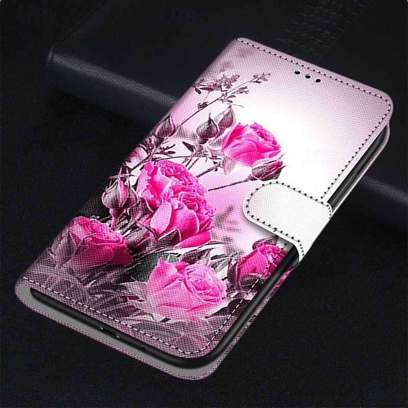 τηλέφωνο tok Για Pixel 8 Pro Pixel 8 Πίσω Κάλυμμα με βάση στήριξης με λουράκι καρπού Υποδοχή κάρτας Ρετρό TPU PU δέρμα 2025 - $14.99 –P3