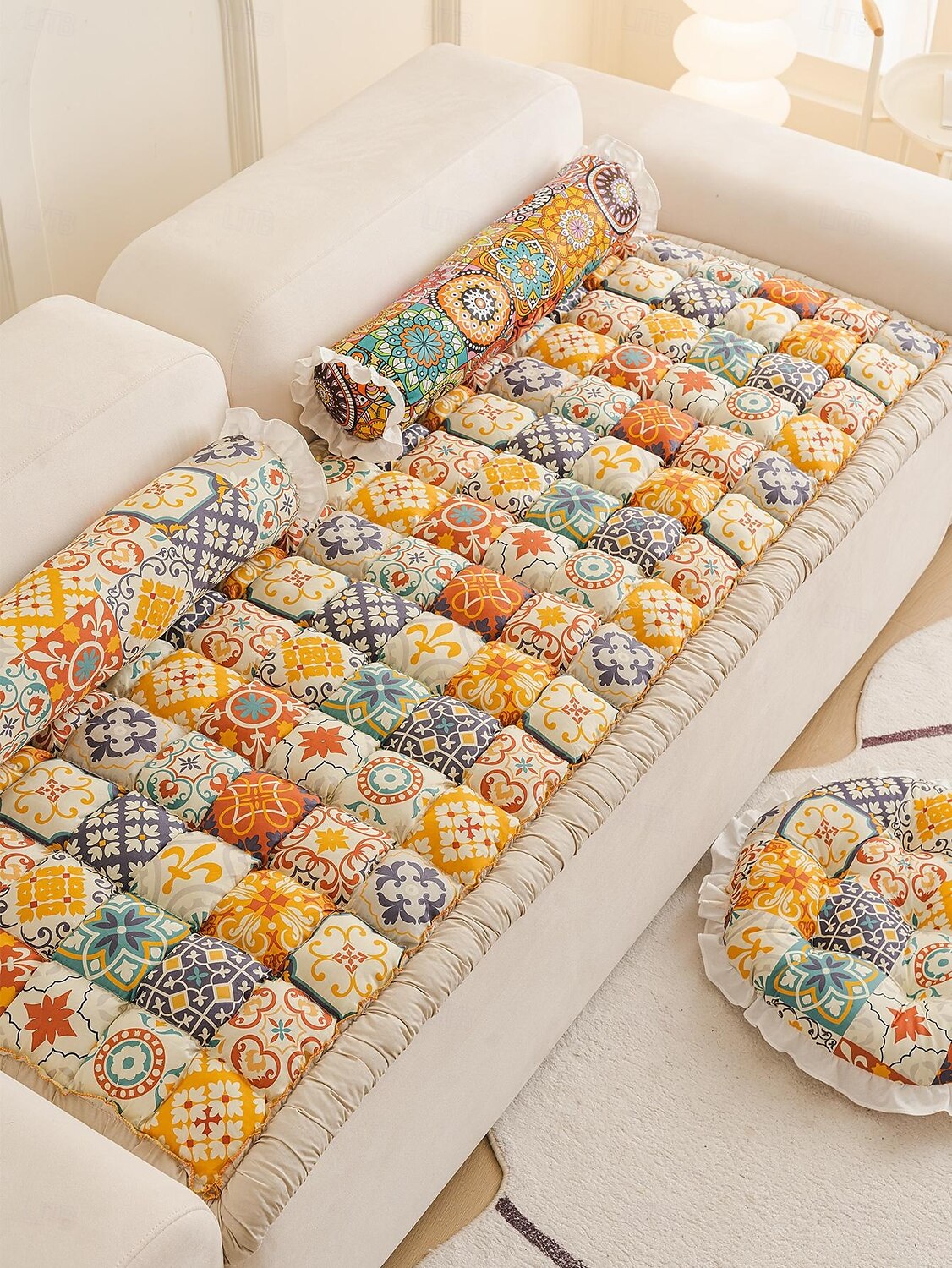 Capa de sofa Geométrica Estampado Poliéster / Poliéster / Algodão Capas de Sofa de 2025 por $77.99 –P1