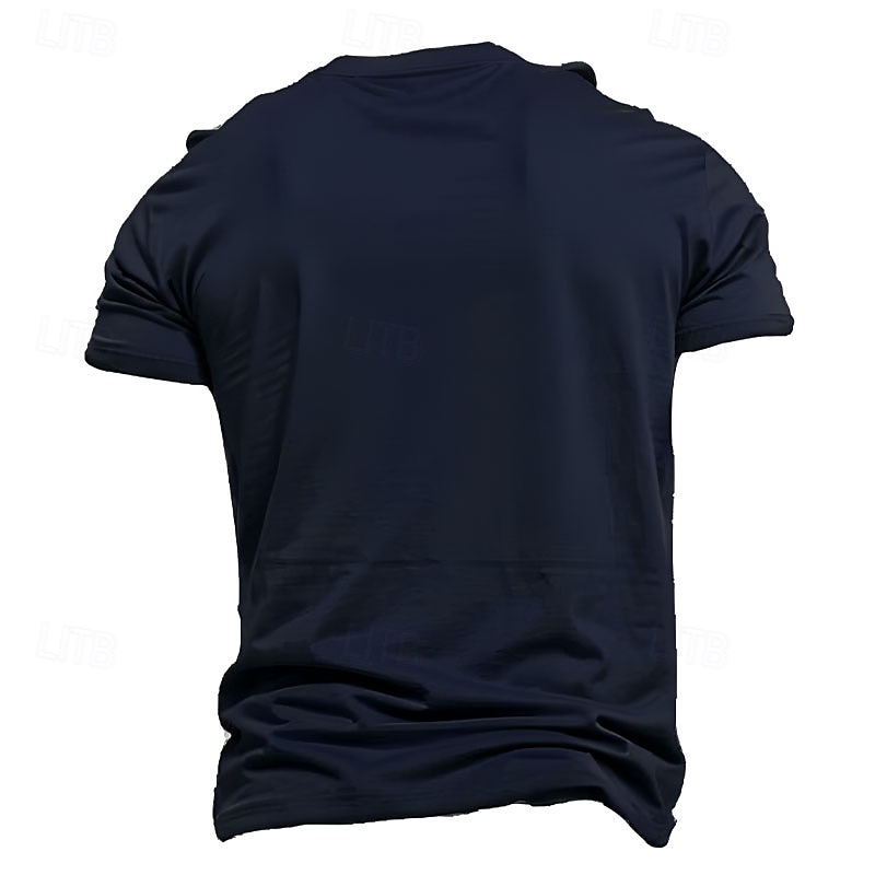 Herr Dödskalle Rolig brevtryck T-shirt T-tröja 100 % bomull Kortärmad Grafisk Skjorta Svart Armégrön Mörkblå Bekväm t-shirt Gata Utomhussport Modedesignerkläder 2025 - $15.99 –P2
