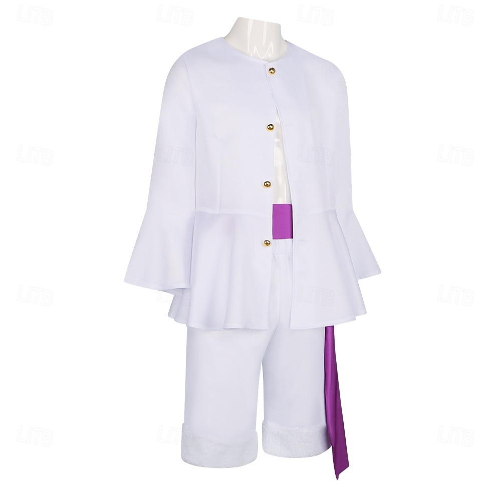 Majom D. Luffy Anime Szerepjáték Jelmezek Felszerelések Cosplay öltönyök Mindszentek napja Farsang Álarcos mulatság Kabát Öv Rövidnadrágok Kompatibilitás Férfi Felnőttek 2025 - $48.99 –P4